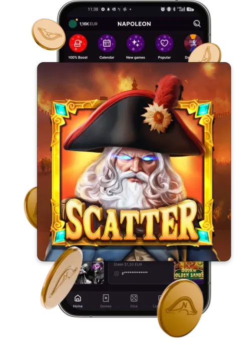 Inloggen op de mobiele app van Napoleon Casino