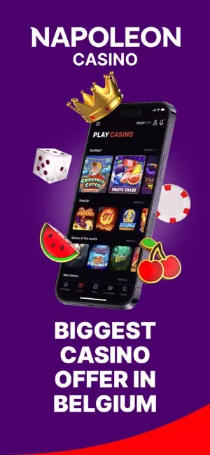 Bonussen in de mobiele applicatie van Napoleon Casino